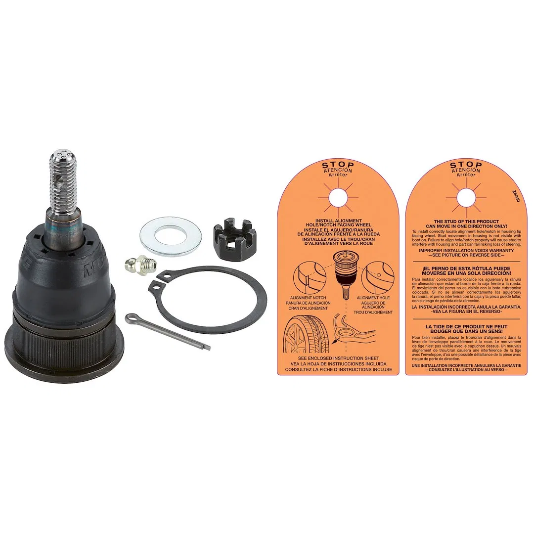 K6696 – MOOG Ball Joint, OE Replacement Ball Joint Orientation Noted Where Applicable